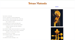 Desktop Screenshot of matsudaviolin.com